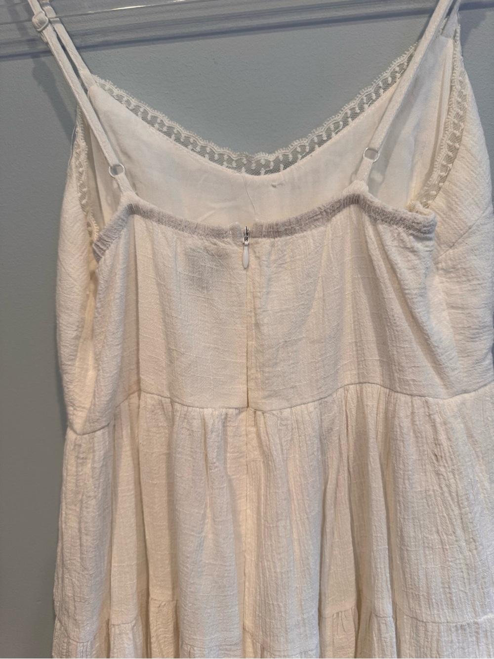 Polly White Cottagecore Sundress Size 4 - Picture 5 of 8